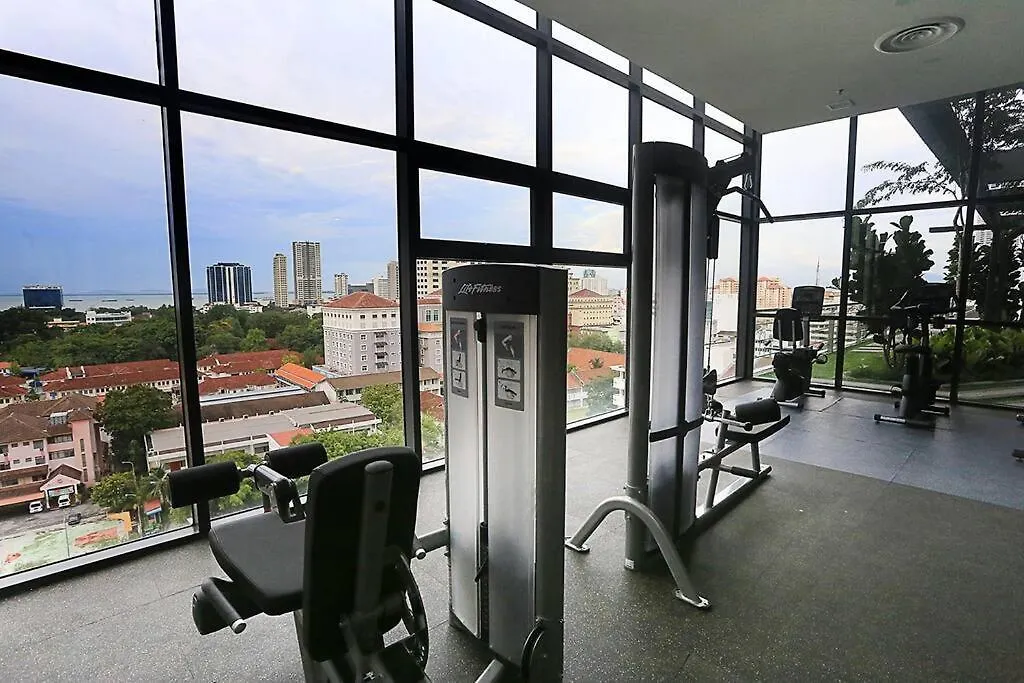 Navy Studio At Tropicana 218 At Central Location & Food Hunt Friendly George Town Daire